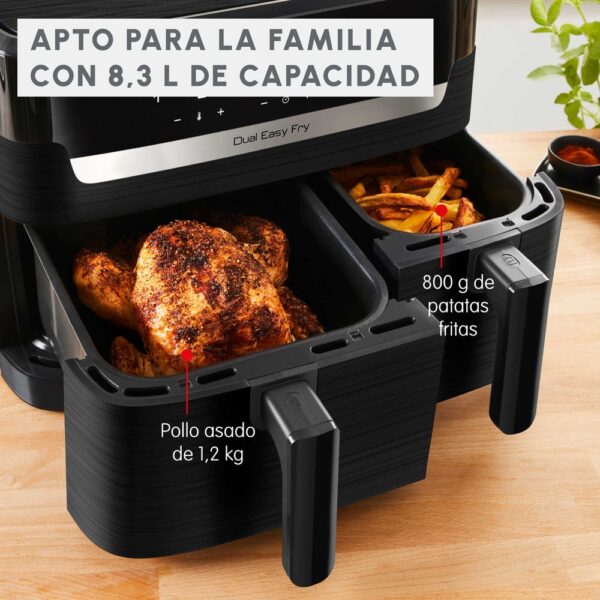 Moulinex EZ901N20 - Freidora Sin Aceite 5,1L + 3,2L - Imagen 3