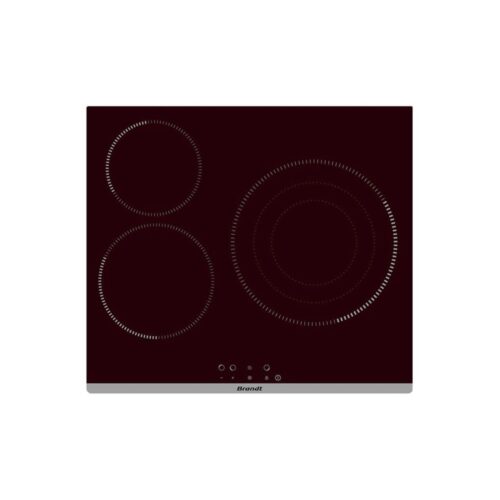 Brandt BPV6322B - Vitroceramica Independiente Radiantes 3 Zonas Coccion Ancho 58 Cm