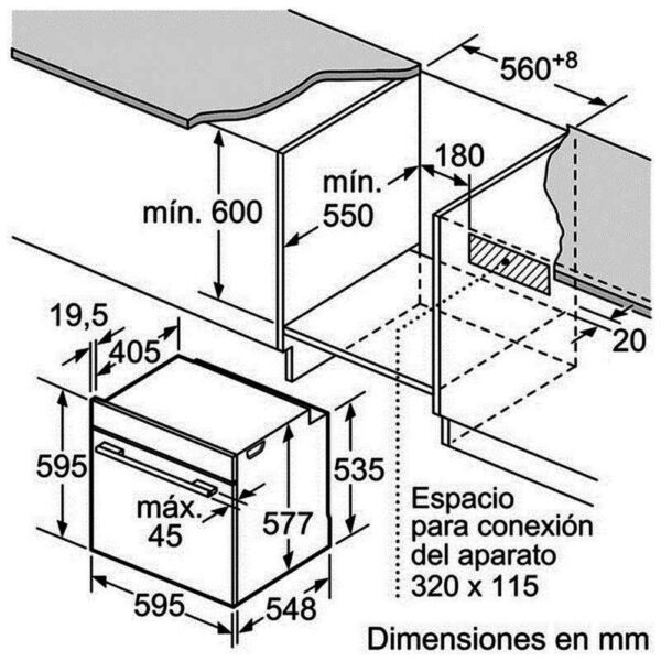 Bosch HSG636BW1 - Horno Multifuncion Blanco - Imagen 3