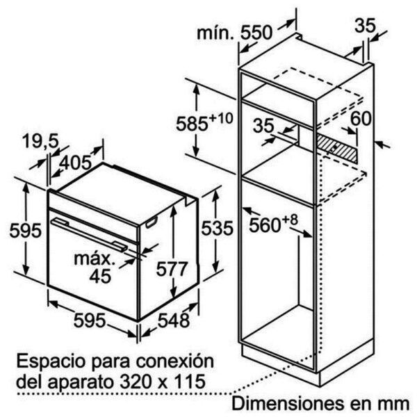 Bosch HSG636BW1 - Horno Multifuncion Blanco - Imagen 7