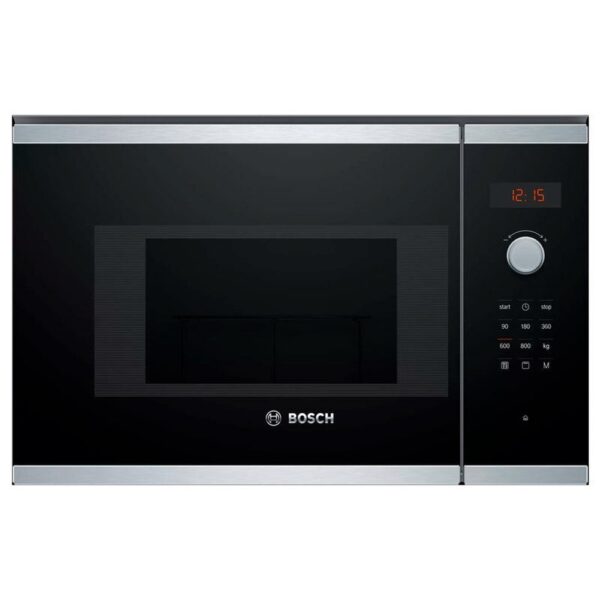 Bosch BEL523MS0 - Horno Microondas Integrable 20 Litros Con Grill Cristal