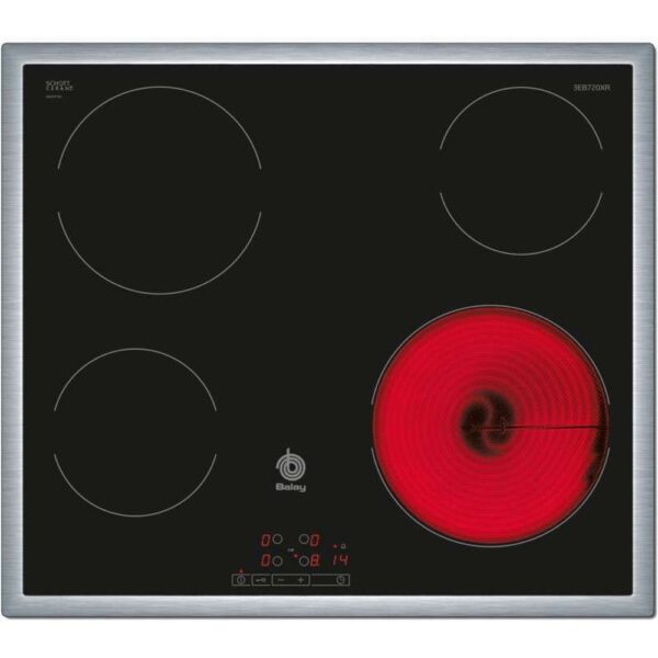 Balay 3EB720XR - Vitroceramica Independiente Radiantes 4 Zonas Coccion Ancho 60 Cm
