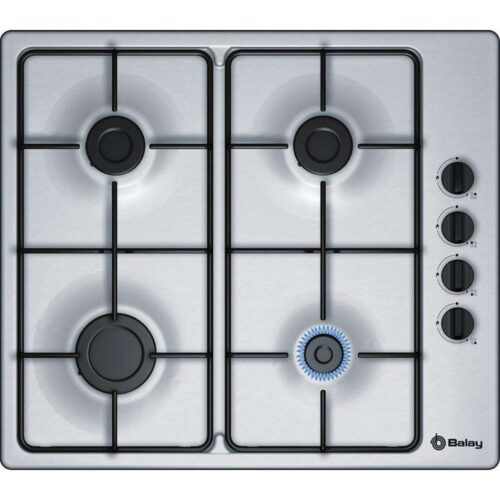 Balay 3ETX464MB - Encimera De Gas 4 Zonas Coccion Ancho 60 Cm