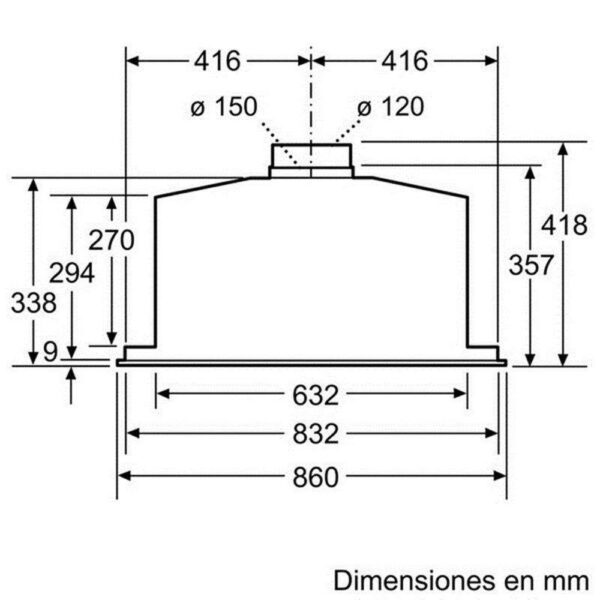 Balay 3BF859XP - Grupo Filtrante Ancho 90 Cm Inox - Imagen 3