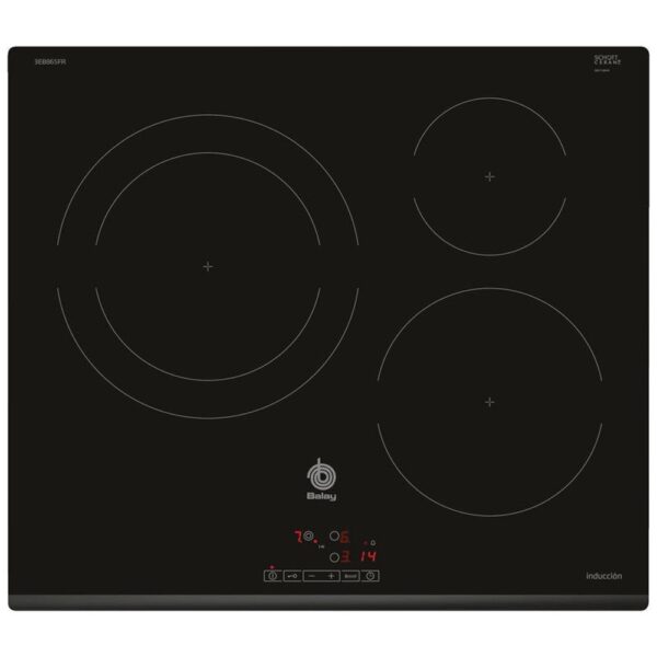 Balay 3EB865FR - Vitroceramica Induccion 3 Zonas Coccion Ancho 60 Cm