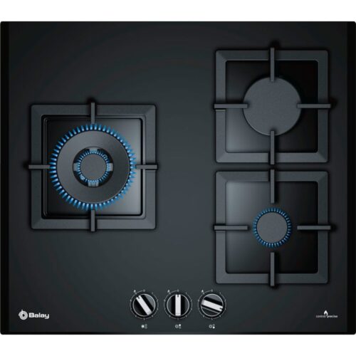Balay 3ETG663HB - Encimera De Gas 3 Zonas Coccion Ancho 60 Cm