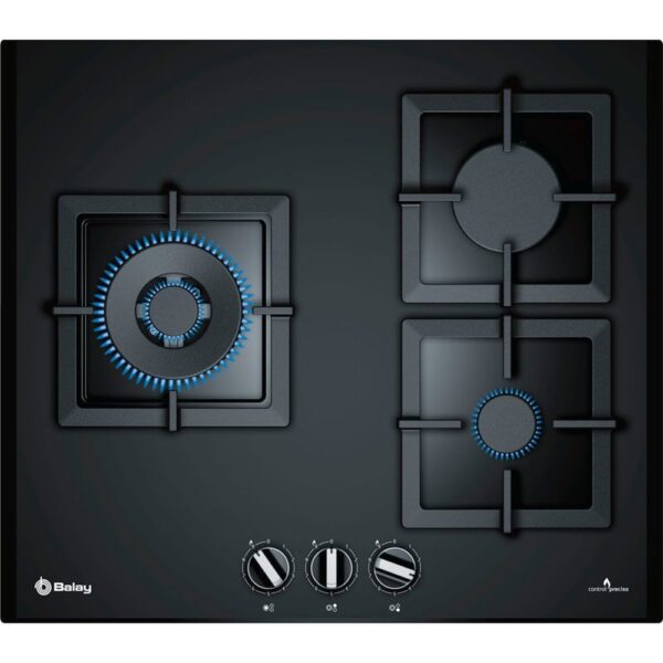 Balay 3ETG663HB - Encimera De Gas 3 Zonas Coccion Ancho 60 Cm