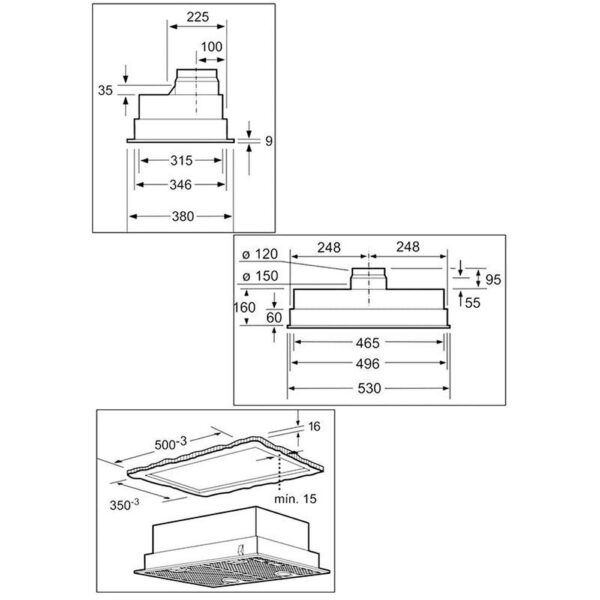 Balay 3BF266NX - Grupo Filtrante Ancho 53 Cm Inox - Imagen 2