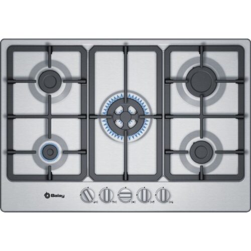 Balay 3ETX576HB - Encimera De Gas 5 Zonas Coccion Ancho 75 Cm