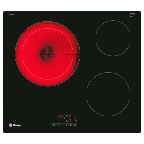 Balay 3EB715ER - Vitroceramica Independiente Radiantes 3 Zonas Coccion Ancho 60 Cm