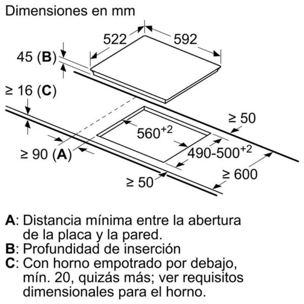 Balay 3EB715ER - Vitroceramica Independiente Radiantes 3 Zonas Coccion Ancho 60 Cm - Imagen 2