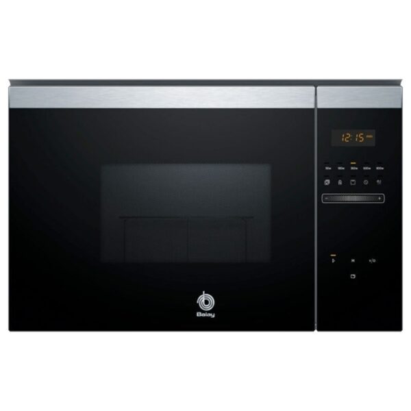 Balay 3CG4172X2 - Horno Microondas Integrable 20 Litros Con Grill Negro/Inox