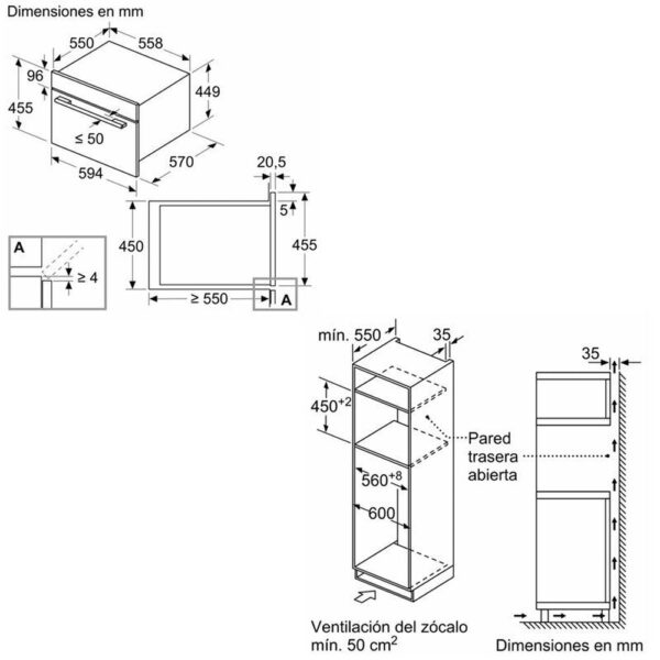 Balay 3CW5179B3 - Horno Combo Con Microondas Blanco - Imagen 2