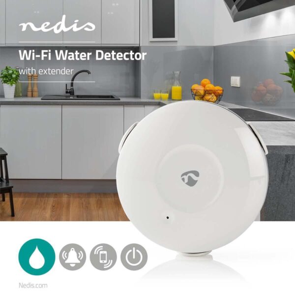 DETECTOR AGUA NEDIS WIFIDW10WT WIFI - Imagen 2