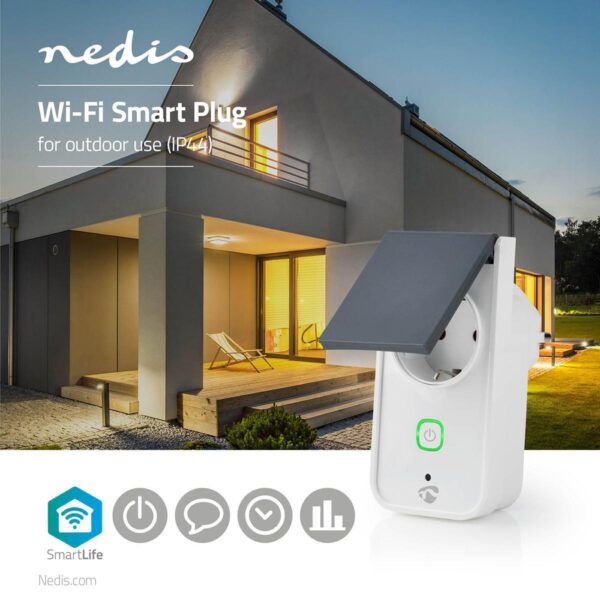ENCHUFE NEDIS WIFIPO120FWT INTELIGENTE - Imagen 2
