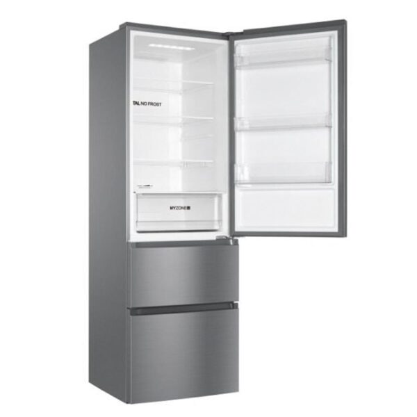 Haier HTR3619ENMN - Frigorifico Combi Nofrost E Alto 191 Cm Ancho 60 Cm Silver - Imagen 2