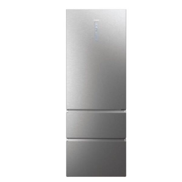Haier HTW 7720 DNMP - Frigorifico Combi Nofrost D Alto 200.6 Cm. Ancho 70 Cm. Inox