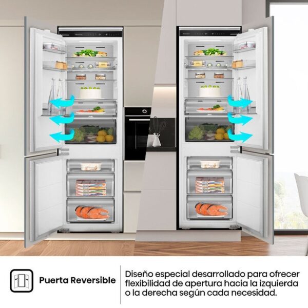 Hisense RB3B250SAWE - Frigorifico Combi Integrable Sin Nofrost E Alto 177 Cm Ancho 54 Cm - Imagen 4