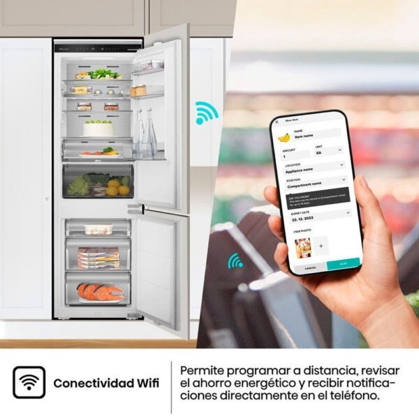 Hisense RB3B250SAWE - Frigorifico Combi Integrable Sin Nofrost E Alto 177 Cm Ancho 54 Cm - Imagen 6