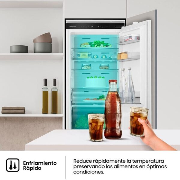 Hisense RB3B250SAWE - Frigorifico Combi Integrable Sin Nofrost E Alto 177 Cm Ancho 54 Cm - Imagen 8