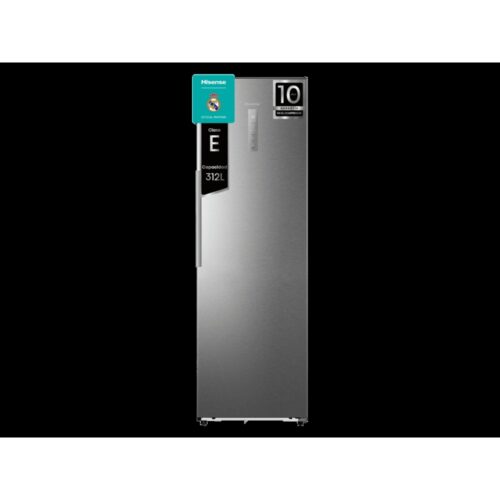 Hisense FT3K310SAIE - Congelador Vertical Nofrost E Alto 1856 Cm 312 Litros Inox