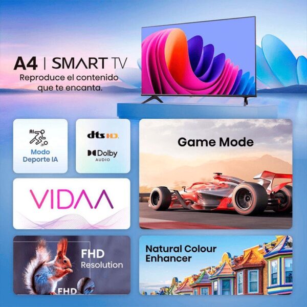 Hisense 40A4N - Televisor Led Smart Tv 40" Fhd - Imagen 8
