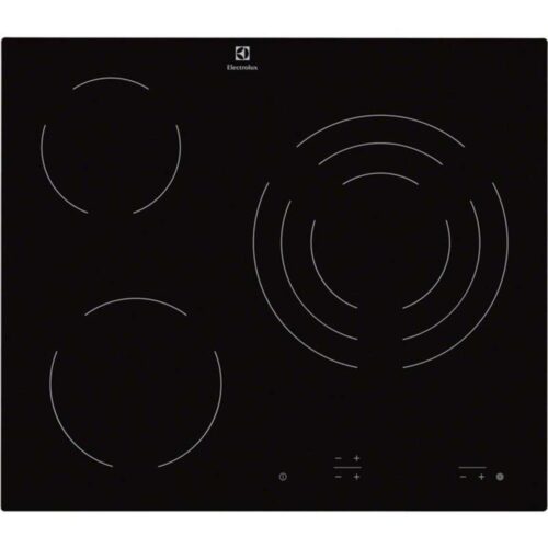 Electrolux EHF6232IOK - Vitroceramica Independiente Radiantes 3 Zonas Coccion Ancho 60 Cm
