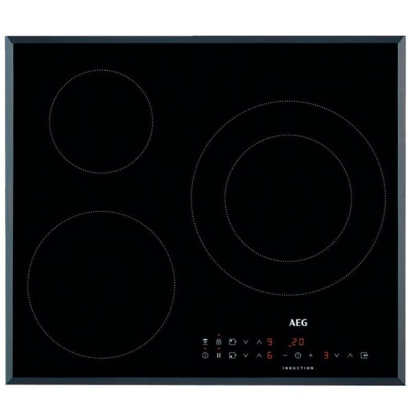 Aeg ILB63306FB - Vitroceramica Induccion 3 Zonas Coccion Ancho 60 Cm