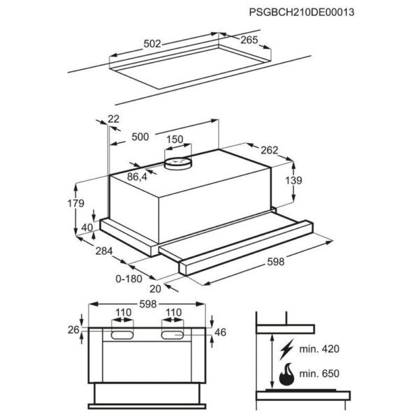Aeg LFP226S - Extractor - Imagen 2