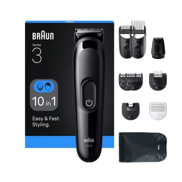Braun S3 ALL IN AIO3560 - Cortapelos No Recargable