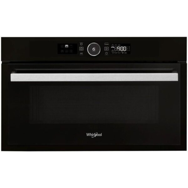Whirlpool AMW 731/NB - Horno Microondas Integrable 31 Litros Con Grill Negro