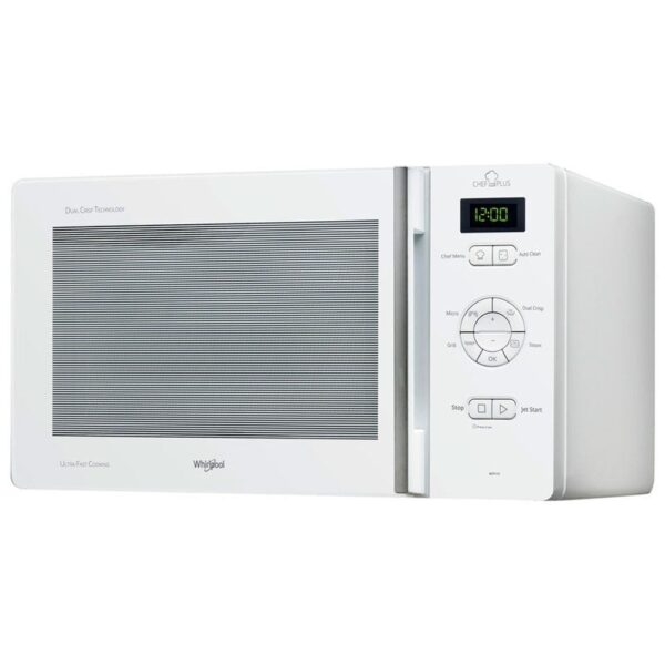 Whirlpool MCP 346 WH - Horno Microondas Con Grill 25 Litros Blanco