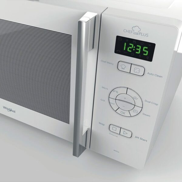 Whirlpool MCP 346 WH - Horno Microondas Con Grill 25 Litros Blanco - Imagen 4