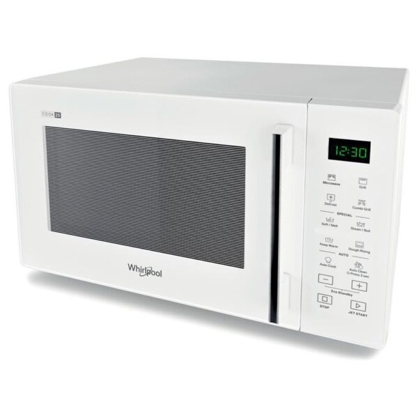 Whirlpool MWP 254 W - Horno Microondas Con Grill 25 Litros Blanco