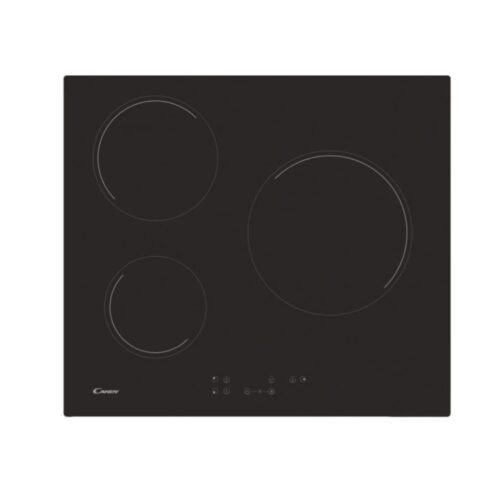 Candy CH63CT - Vitroceramica Independiente Radiantes 3 Zonas Coccion Ancho 59 Cm