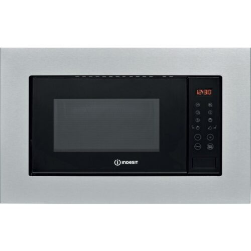 Indesit MWI 120 SX - Horno Microondas Integrable 20 Litros Sin Grill Inox