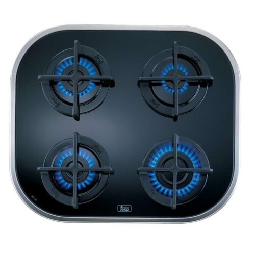 Teka CG.1 4G AI AL NATURAL INOX - Encimera De Gas 4 Zonas Coccion Ancho 60 Cm