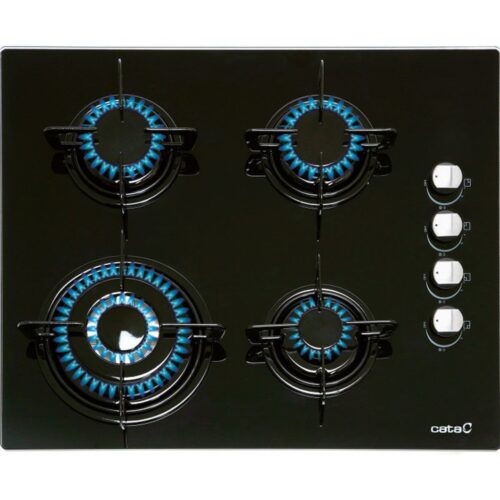 Cata CI 631 BK - Encimera De Gas 08041412 4 Zonas Coccion Ancho 60 Cm Gn