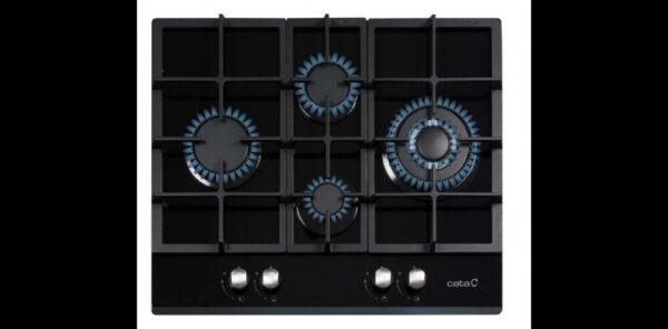Cata LCI 6031 BK - Encimera De Gas 4 Zonas Coccion Ancho 64 Cm