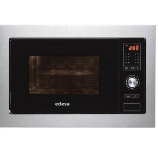 Edesa EMW-2510IG X - Horno Microondas Integrable 25 Litros Con Grill Negro