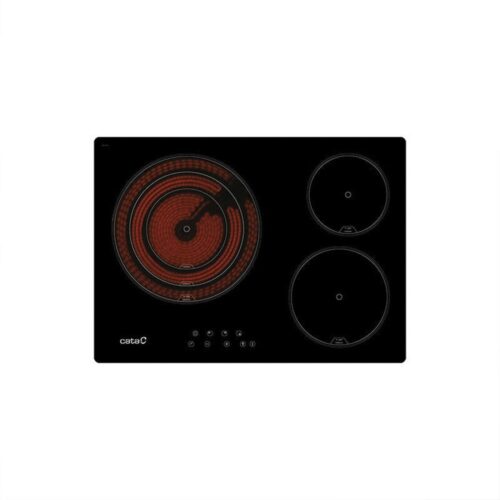 Cata TT 5003/G - Vitroceramica Independiente Radiantes 3 Zonas Coccion Ancho 60 Cm Fondo 43,5 Cm