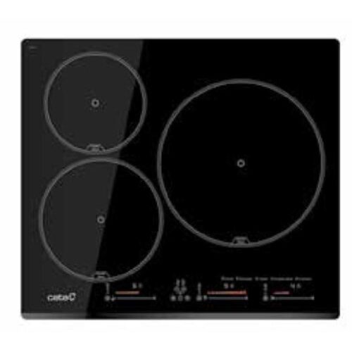 Cata INSB 6003E2 BK - Vitroceramica Induccion 3 Zonas Coccion Ancho 59 Cm