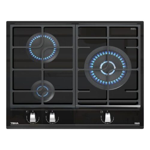 Teka GZC 63310 XBN - Encimera Teka De Gas  3 Zonas Coccion Gas Natural  Ancho 60 Cm