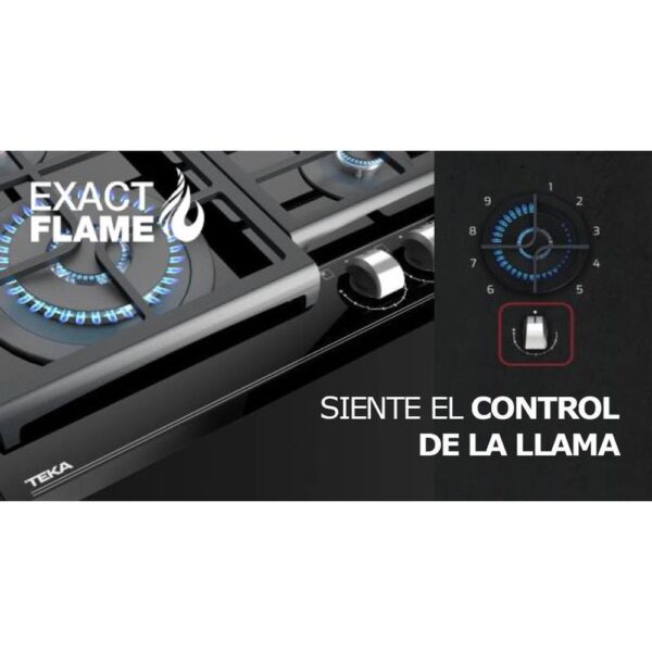 Teka GZC 63310 XBN - Encimera Teka De Gas  3 Zonas Coccion Gas Natural  Ancho 60 Cm - Imagen 3