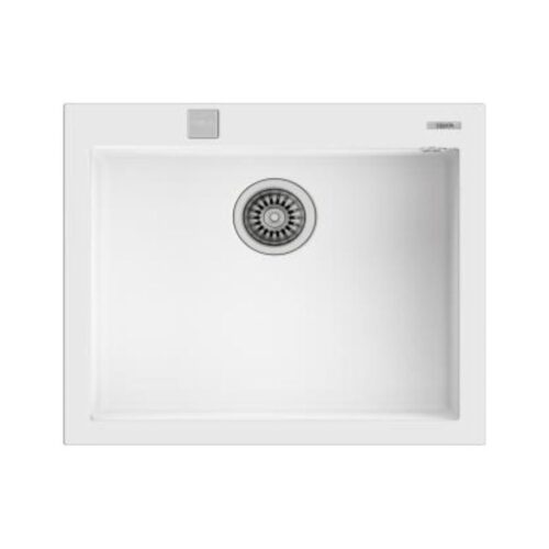 Teka FORSQUARE 50.40 TG V.AUTO BLANCO ARTICO - Fregadero De Cocina Sintetico 60 Cm 1 Cubeta 0 Escurridores