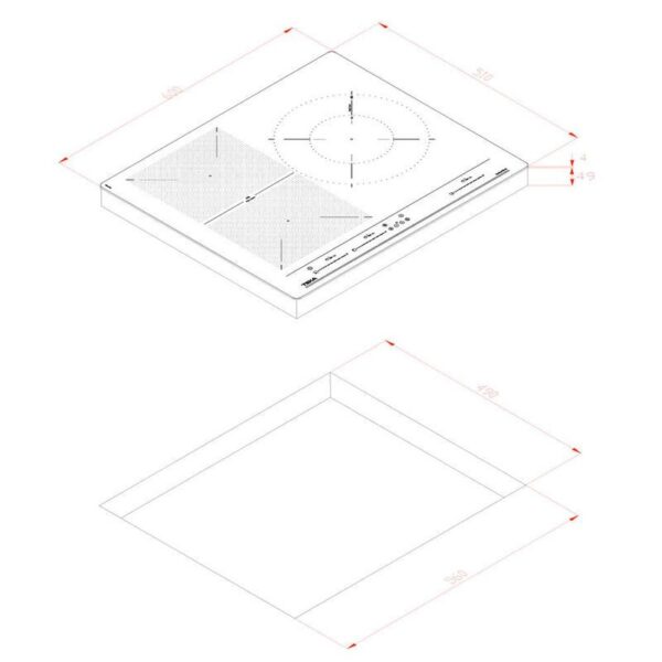 Teka IZF 65320 BK MSP - Vitroceramica Induccion 4 Zonas Coccion Ancho 60 Cm - Imagen 2