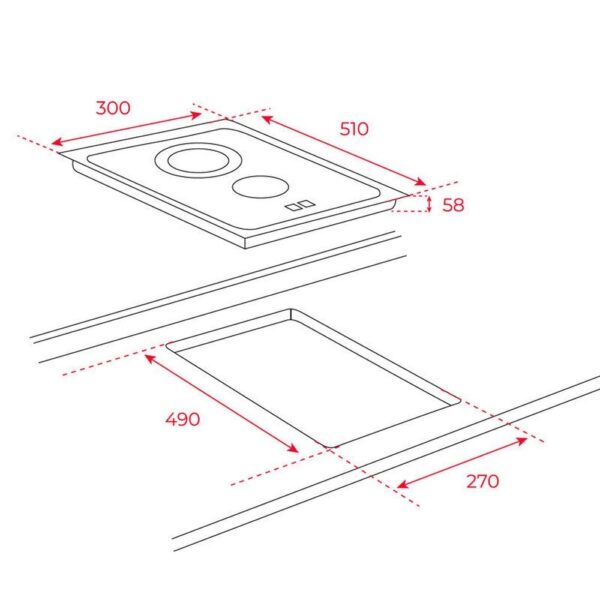 Teka TZC 32320 TTC BK - Encimera Modular - Imagen 2