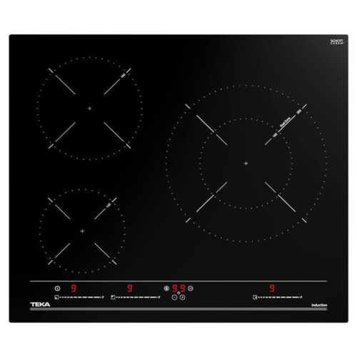 Teka IBC 63015 BK MSS - Encimera Induccion 3 Zonas Coccion Ancho 60 Cm