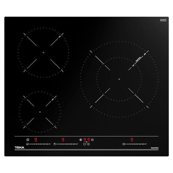 Teka IBC 63015 BK MSS - Encimera Induccion 3 Zonas Coccion Ancho 60 Cm