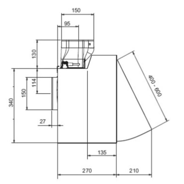 Teka NR1 63020 SOS WH - Campana Integrable Ancho 60 Cm - Imagen 2
